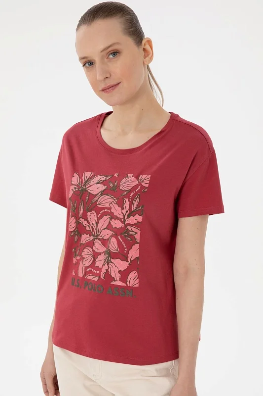 Футболка из хлопка с принтом - G082SZ0110SRETA Футболка жен. (VR223, XS)