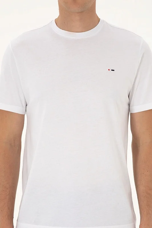 Футболка из хлопка с логотипом - G081SZ0110TS03SK025 Футболка муж. (VR013, XL)