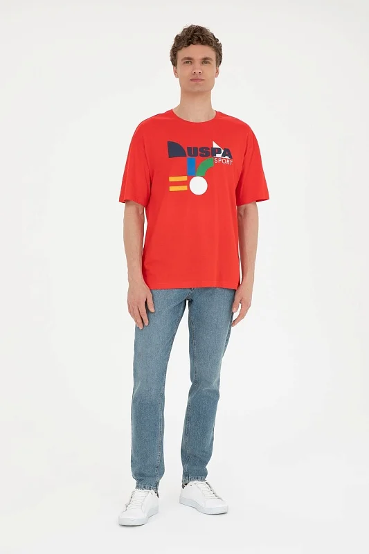 Футболка из хлопка с надписью - G081SZ0110CUBA Футболка муж. (VR030, XL)