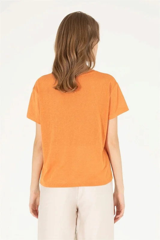 Футболка с абстрактным принтом - G082SZ0110MERY Футболка жен. (VR031, XS)