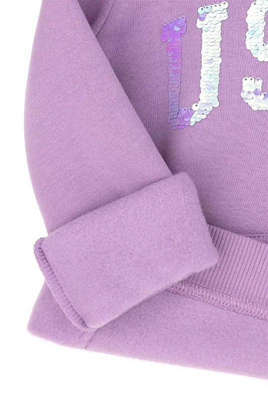 Худи с надписью из пайеток для девочек - G084SZ0820GIZMOKIDS-SK023 Толстовка жен. детс. (VR034, 9_10)