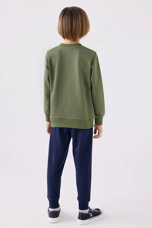 Свитшот и спортивные брюки для мальчиков - G083SZ0HF0US1908 Костюм дом. муж. детс. (VR027, 7_8)