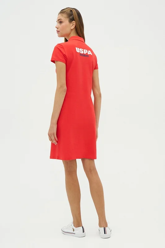 Платье-поло мини из хлопка - G082SZ0750R_MUPTISE Платье жен. (VR030, XS)