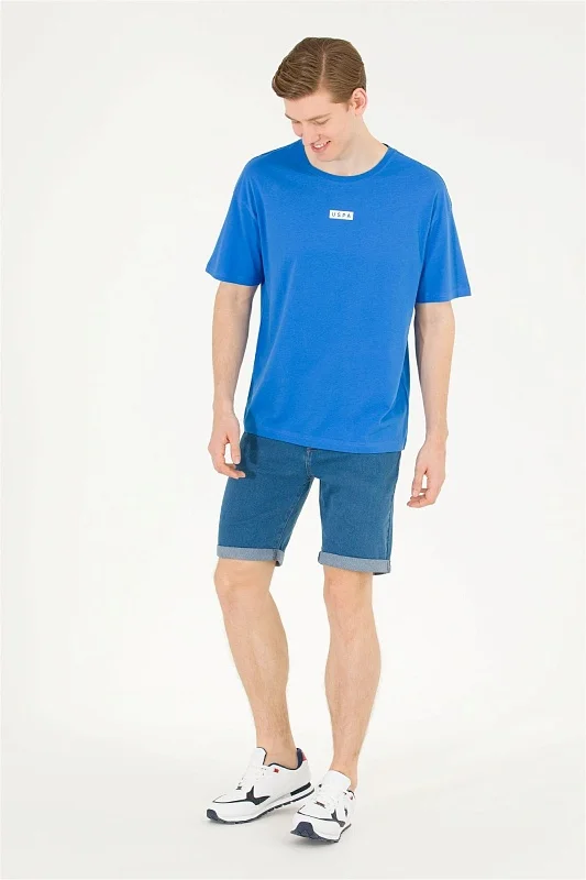 Футболка из хлопка с надписью - G081SZ0110KAMEDA Футболка муж. (VR045, S)