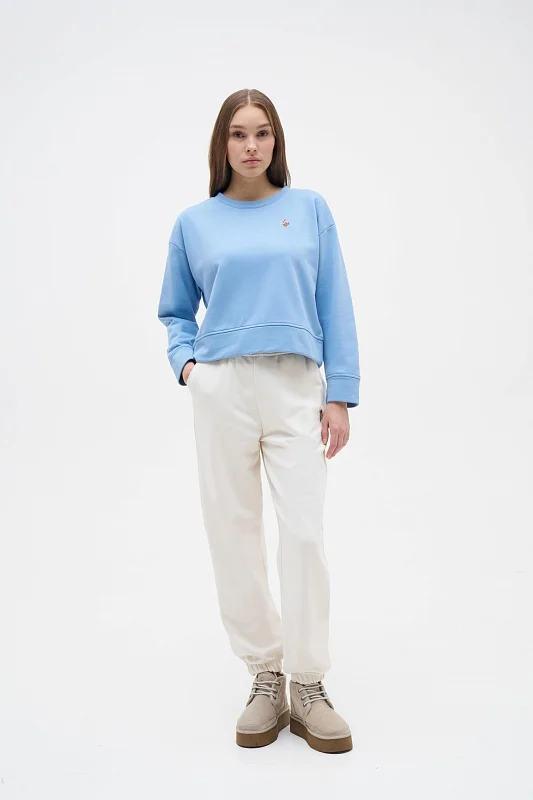 Свитшот с хлопком укороченный - G082SZ0820R_FELTA_SK024 Толстовка жен. (VR003, M)