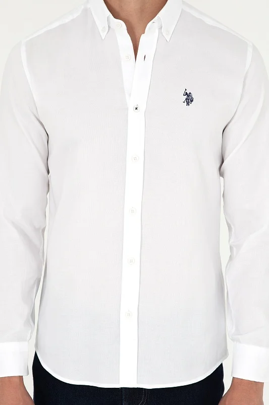 Рубашка из хлопка приталенная - G081SZ0040CEDRO024K Сорочка муж. (VR013, XL)