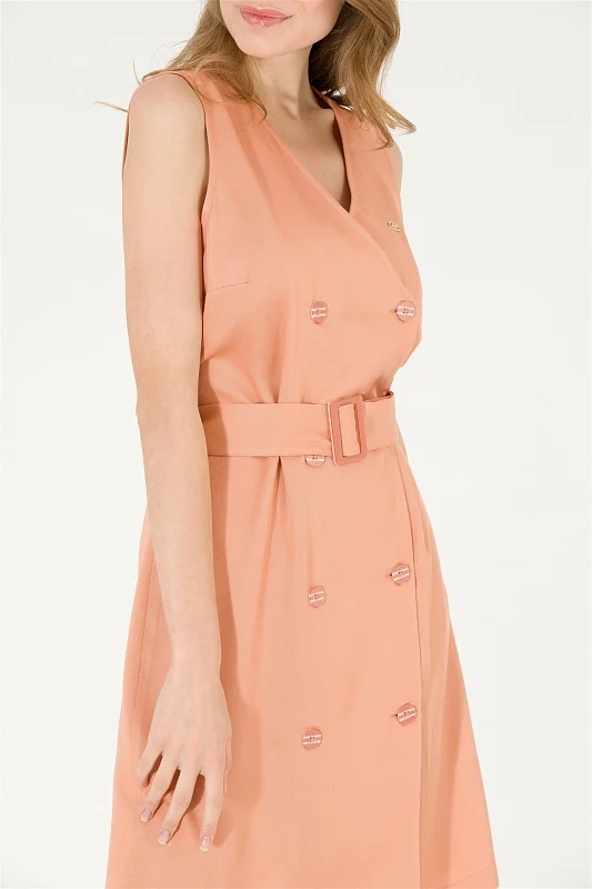 Платье мини из лиоцелла без рукавов - G082SZ0320TALLO Платье жен. (VR042, 42)