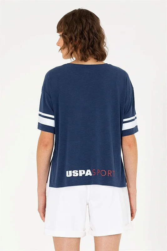 Футболка из модала с принтом - G082SZ0110MAVI-S Футболка жен. (VR033, XS)