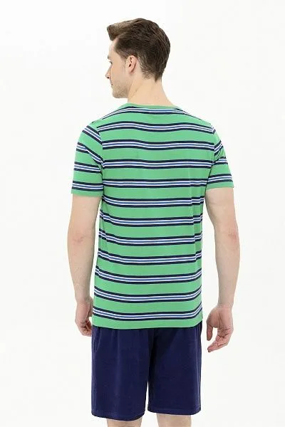 Футболка из хлопка в полоску - G081SZ0110TRAPAN Футболка муж. (VR054, S)
