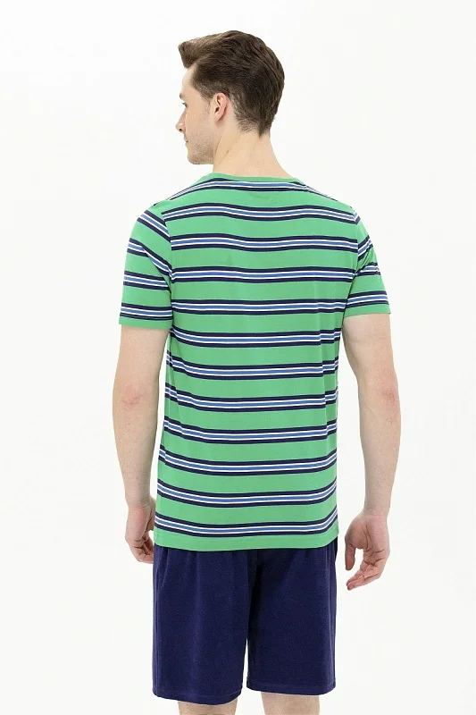 Футболка из хлопка в полоску - G081SZ0110TRAPAN Футболка муж. (VR054, S)
