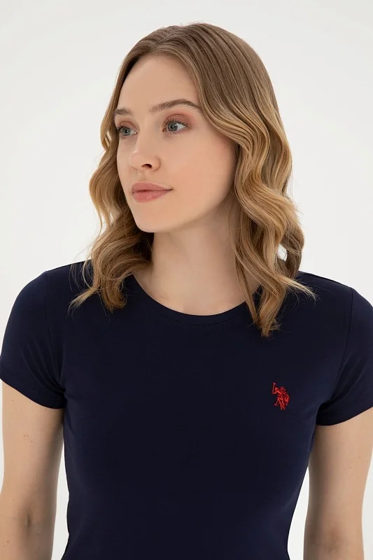 Футболка из хлопка с логотипом - G082SZ0110TO24 Футболка жен. (VR033, L)