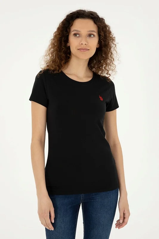 Футболка из хлопка с логотипом - G082SZ0110TO24 Футболка жен. (VR046, 2XL)