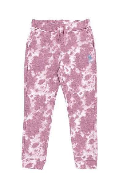 Спортивные брюки хлопковые для девочек - G084SZ0OP0KESAKIDS Брюки спорт. жен. детс. (VR224, 5_6)