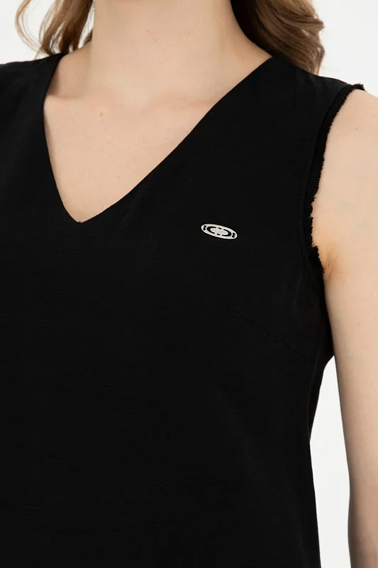 Платье мини из лиоцелла с добавлением льна - G082SZ0320FADE Платье жен. (VR046, 32)