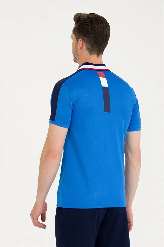 Футболка-поло с воротником на молнии - G081SZ0110T-TAMANAR Футболка муж. (VR045, XL)