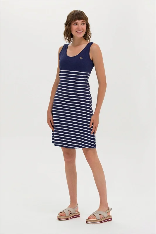 Платье мини в полоску - G082SZ0750MELON Платье жен. (VR033, XS)