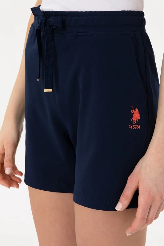 Шорты спортивные на кулиске - G082SZ0OS0DOTIH25 Брюки спорт. жен. (VR033, XS)