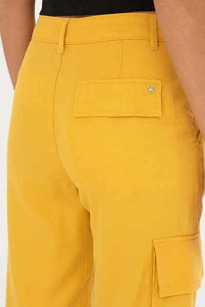 Брюки с добавлением льна - G082SZ0780MONEK Брюки жен. (VR043, 34)