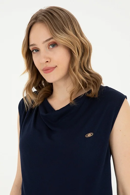 Блузка без рукавов трикотажная - G082SZ0110PAOLA Футболка жен. (VR033, 2XS)