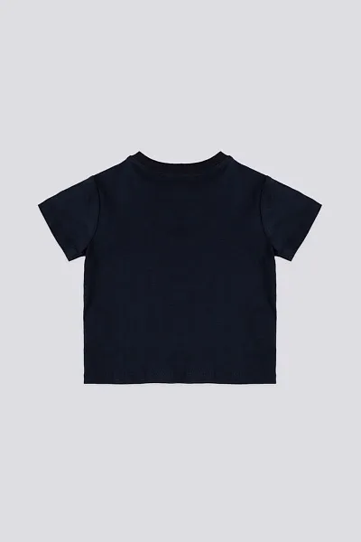 Комбинезон в полоску с футболкой для мальчиков - G085SZ0HF0USB1875_STK Костюм дом.  (VR033, 9-12)