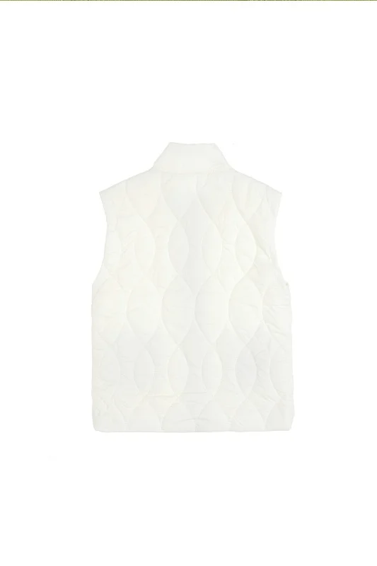 Жилет стеганый без капюшона для девочек - G084SZ0100ANDYKIDS Жилет жен. детс. (VR071, 5_6)