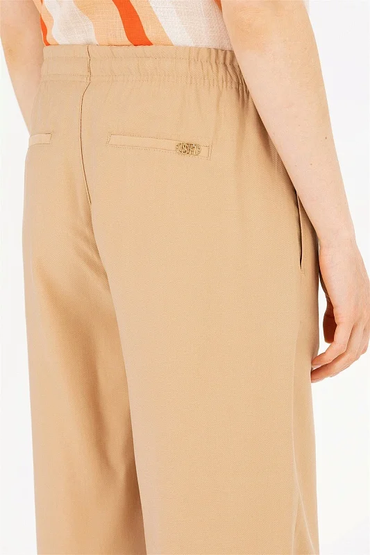 Брюки на кулиске с разрезами широкие - G082SZ0780GAYNO Брюки жен. (VR015, 40)