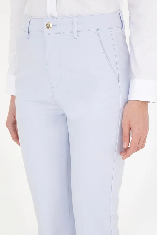 Брюки на высокой посадкой зауженные - G082SZ0780JETT Брюки жен. (VR003, 38)