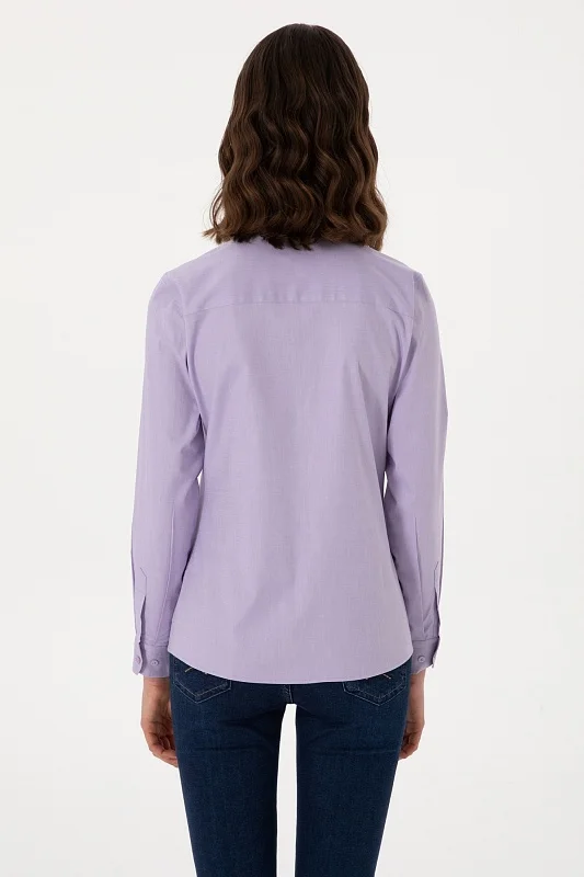 Рубашка из хлопка приталенная - G082SZ0040CRISCOLOR025Y Сорочка жен. (VR034, 42)