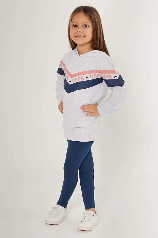 Спортивный костюм худи брюки для девочек - G084SZ0HF0US1617 Костюм дом. жен. детс. (VR086, 7-8)