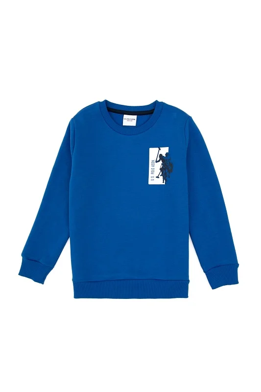 Свитшот и спортивные брюки хлопковые для мальчиков - G083SZ0HF0US2216 Костюм дом. муж. детс. (VR077, 7_8)