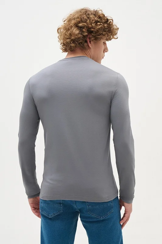 Лонгслив из хлопка - G081SZ0820BISITOUT_R Толстовка муж. (VR024, M)