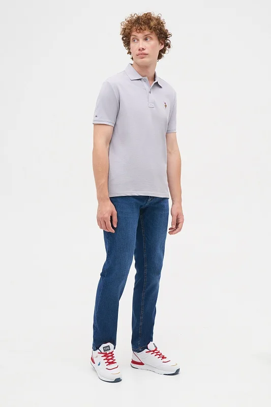 Футболка-поло из хлопка - G081SZ0110TP10IY024 Футболка муж. (VR024, XS)