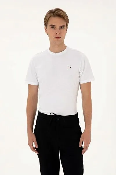 Футболка из хлопка с логотипом - G081SZ0110TS03SK025 Футболка муж. (VR013, 3XL)