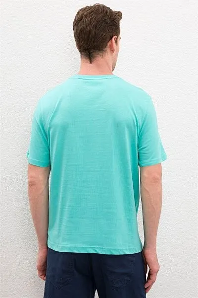 Футболка из хлопка с надписью - G081SZ0110GEARTIY020 Футболка муж. (VR090, XS)