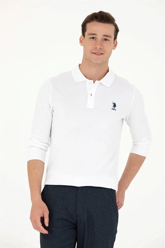 Поло с длинным рукавом из хлопка - G081SZ0820TP03SK023 Толстовка муж. (VR013, 3XL)