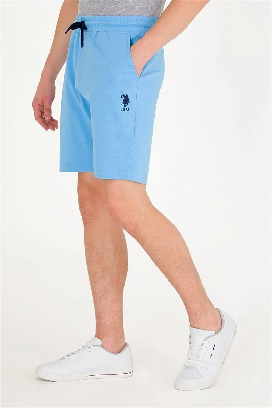 Шорты спортивные из хлопка с вышитым логотипом - G081SZ0OS0PARMEIY023 Брюки спорт. муж. (VR093, XS)