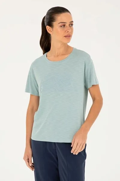 Футболка из модала с принтом - G082SZ0110PANLA_S Футболка жен. (VR048, S)