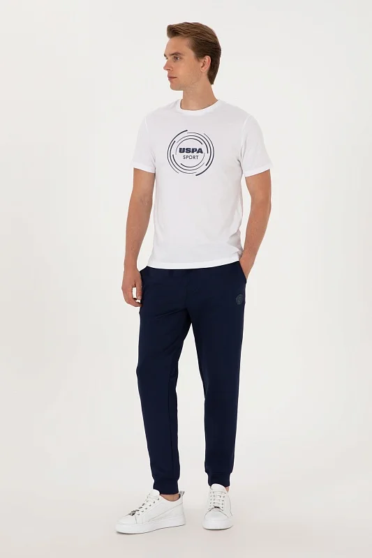 Спортивные брюки на манжетах - G081SZ0OP0S_HANKAS Брюки спорт. муж. (VR033, 2XS)