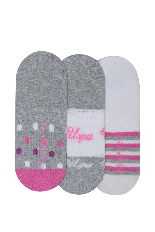 Подследники женские, 3 пары - A082SZ013P03ANGE-IY22 Носки жен. (VR086)