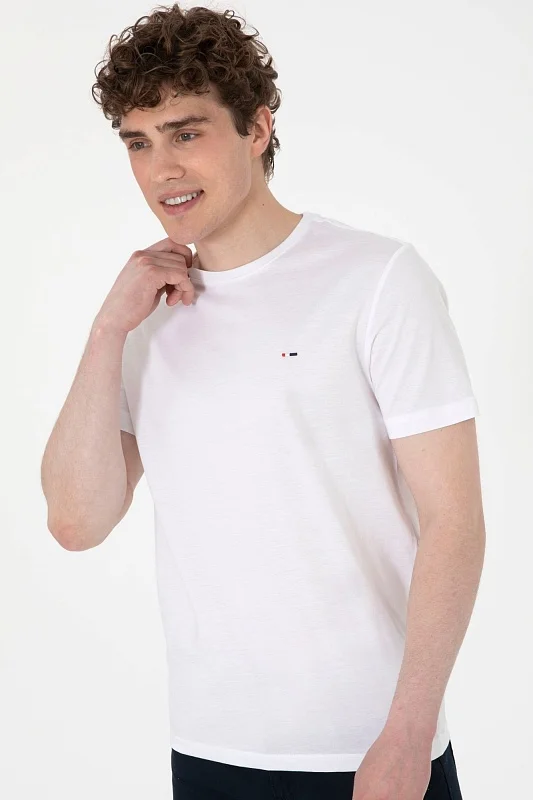 Футболка из хлопка с логотипом - G081SZ0110TS03IY025 Футболка муж. (VR013, XS)
