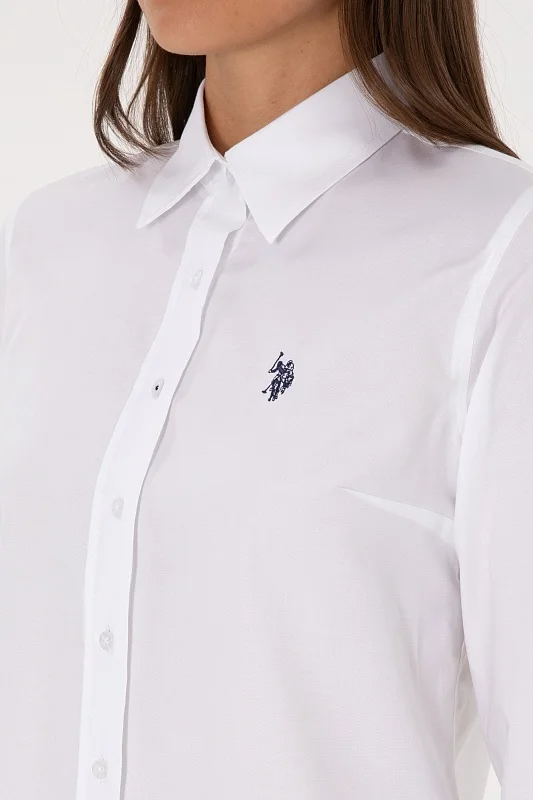 Рубашка из хлопка приталенная - G082SZ0040CRISTA025K Сорочка жен. (VR013, 42)