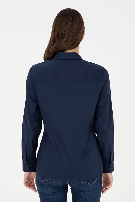 Рубашка из хлопка приталенная - G082SZ0040CRISCOLOR024K Сорочка жен. (VR033, 34)