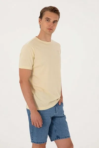 Футболка из хлопка с надписью - G081SZ0110EXC_MELENAS Футболка муж. (VR183, 2XL)