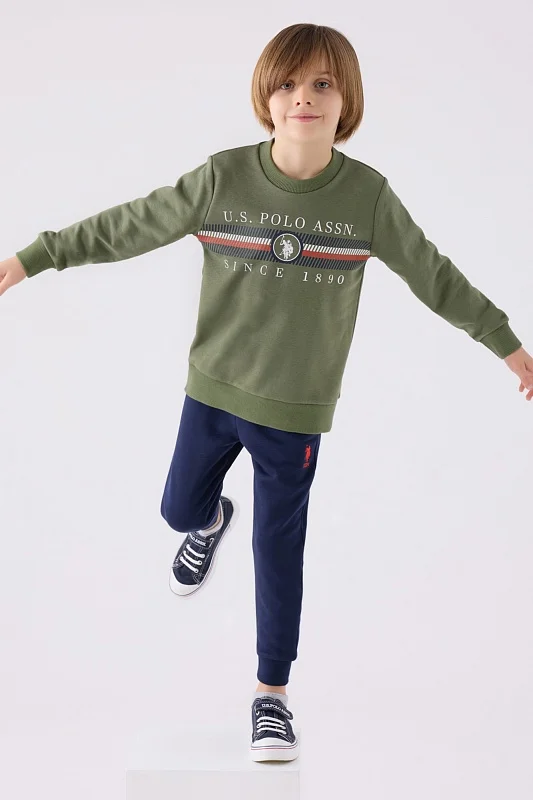 Свитшот и спортивные брюки для мальчиков - G083SZ0HF0US1907 Костюм дом. муж. детс. (VR027, 4_5)