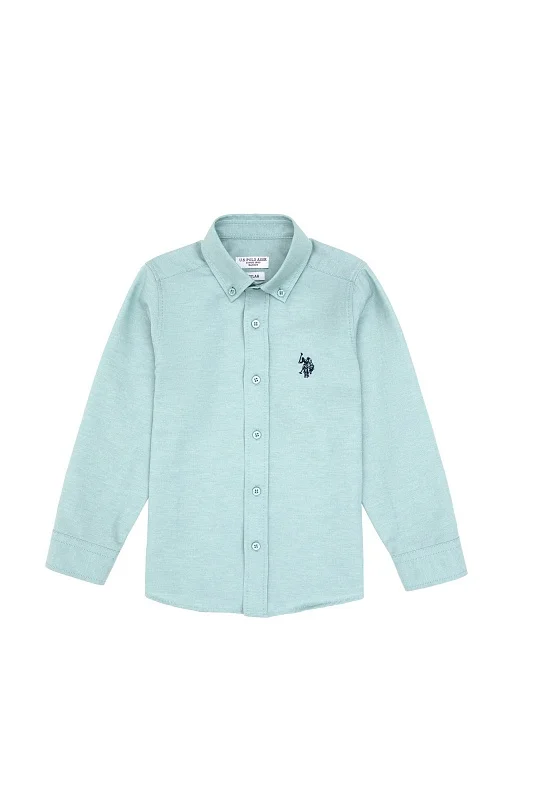 Рубашка хлопковая для мальчиков - G083SZ0040E_METOKIDS25K Сорочка муж. детс. (VR152, 4_5)