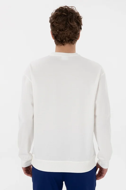 Свитшот с вискозой с логотипом - G081SZ0820ZUNA Толстовка муж. (VR184, S)