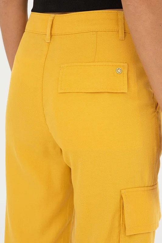 Брюки с добавлением льна - G082SZ0780MONEK Брюки жен. (VR043, 34)
