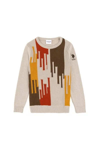 Джемпер трикотажный с узором для мальчиков - G083SZ0TK0EDANKIDS Кофта муж. детс. (VR049, 3_4)