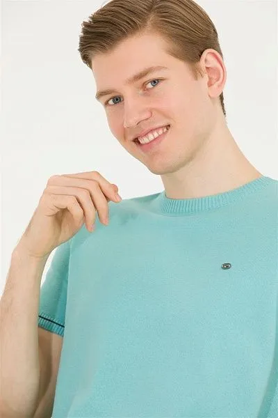 Футболка из смесового хлопка в полоску - G081SZ0TK0FORLA Кофта муж. (VR090, XS)