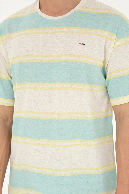 Футболка из хлопка с надписью - G081SZ0110AFKA Футболка муж. (VR090, XL)